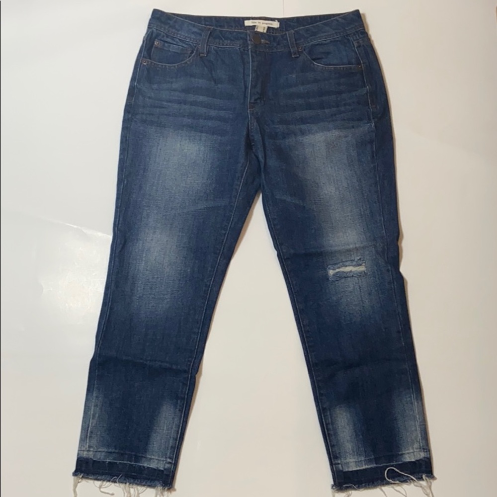 Life in progress cropped jeans size 26 [122]